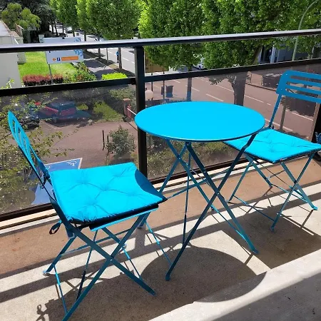 Lägenhet Cosy 4 Pers 2 Avec Balcons & Parking Gratuit Proche *